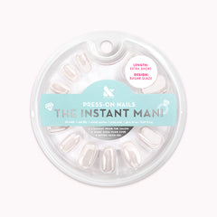 Sugar Glaze - Press-On | Extra Short | Round